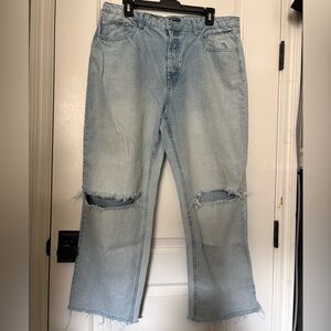 Wild Fable Light Blue High Rise Straight Jeans
